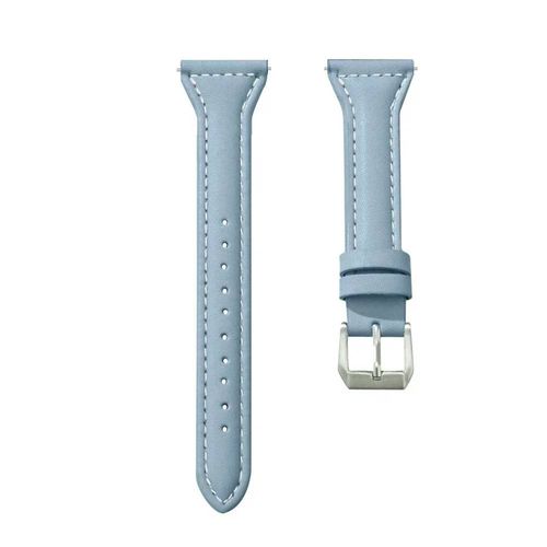Bracelet En Cuir Mince Pour Samsung Galaxy Watch,7,Fe,6,5/5,Pro,4,Classic,Active 2,20mm,22mm,Bracelet Dehors,Huawei,Band,Igh4-3-20mm Watch Band-Haze Blue 06