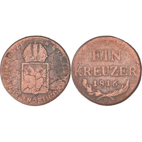 Autriche - 1816 - 1 Kreuzer - Smolnik (S) - François 1er - 11-095