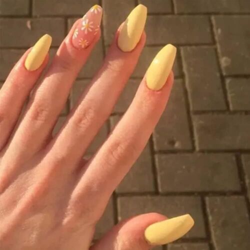 Faux Ongles Courts En Forme De Cercueil, Application Facile, Cadeau Idéal Pour Toutes Les Occasions. 