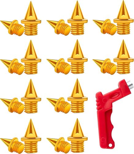Lot De 100 Pointes D'athlétisme En Acier Inoxydable Avec Clé - Clous Pointus Durables Pour Des Performances Athlétiques Améliorées