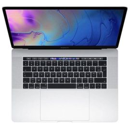 MacBook Pro Touch Bar 15" i9 2,4 Ghz 16 Go RAM 512 Go SSD Argent (2019) - Reconditionné - Etat correct
