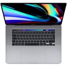 APPLE MacBook Pro Retina TouchBar 16" 2019 i9 - 2,4 Ghz - 32 Go RAM - 1024 Go SSD - Gris Sidéral - Reconditionné - Etat correct