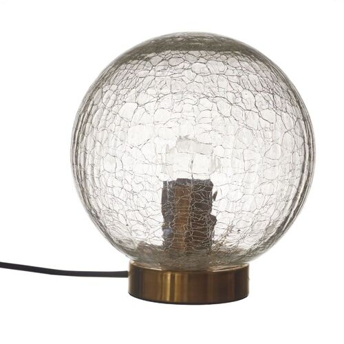 Lampe De Table Avec Boule De Verre Sphérique