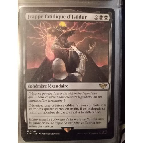 Frappe Fatidique D'isildur Le Seigneur Des Anneaux Carte Magic
