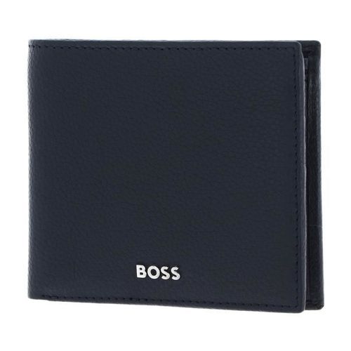 HUGO BOSS Porte-monnaie bleu foncé en cuir pour homme - Classic Grained Wallet Dark Blue 244291