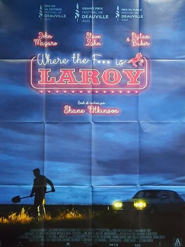 Laroy - Véritable Affiche De Cinéma Pliée - Format 120x160 Cm - De Shane Atkinson Avec John Magaro, Steve Zahn, Dylan Baker - 2024