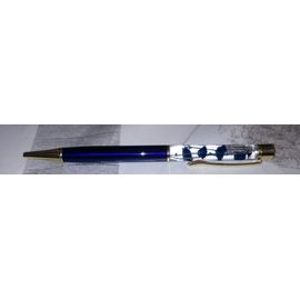 Stylo Bille Fleurs Bleu Foncé