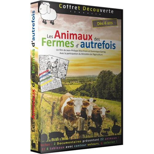 Les Animaux Des Fermes D'autrefois - 2 Documentaires Et 4 Tableaux À Colorier