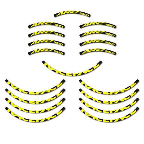 Autocollants Compatible Avec De Jante De Vélo Vtt Race Face Arc30 Mtb 27,5"