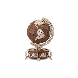 Puzzle 393 Pièces Puzzle 3d En Bois - Globe Marron