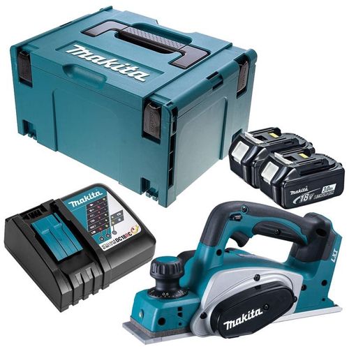 Rabot 18V LXT largeur 82 mm (2x3,0Ah) en MAKPAC - MAKITA DKP180RFJ