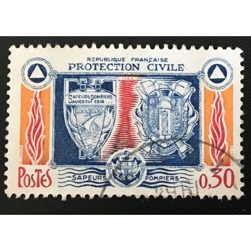 Timbre France (Yt 1404 ) 1964 Protection Civile