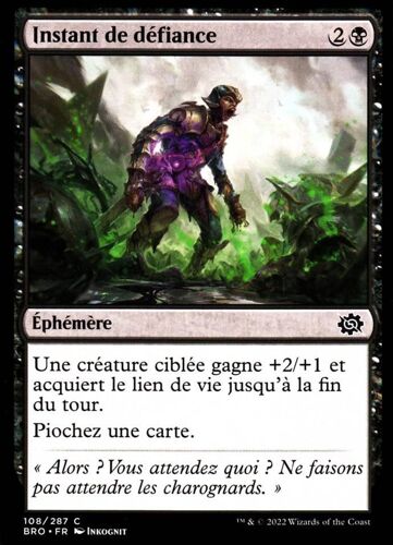 Instant De Défiance - Magic - La Guerre Fratricide - C - 108/287