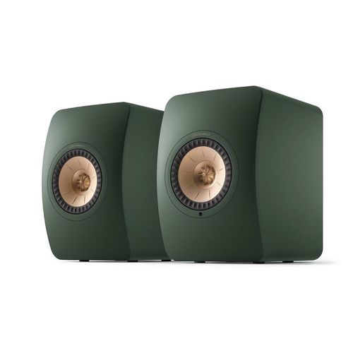 ENCEINTES CONNECTÉES HI FI KEF LS50 WIRELESS II VERT VENDUES PAR PAIRE