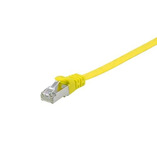 Equip Patchkabel Cat6A U/FTP 2xRJ45 0.50m gelb Flach LSZH
