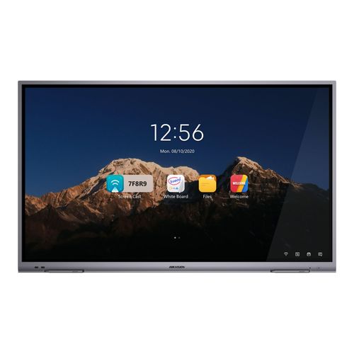 Hikvision Pro Series DS-D5B86RB/A - 86" écran LCD rétro-éclairé par LED - interactive - avec écran tactile (multi-touches) - 4K UHD (2160p) 3840 x 2160 - LED à éclairage...
