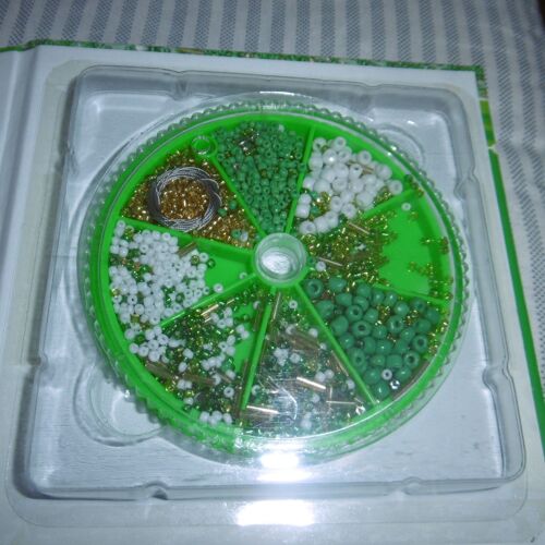 Coffret Perles Vert M.F.G. Creations