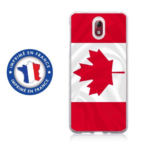 Coque Souple Pour Nokia 3-1 Avec Impression Motifs Drapeau Du Canada