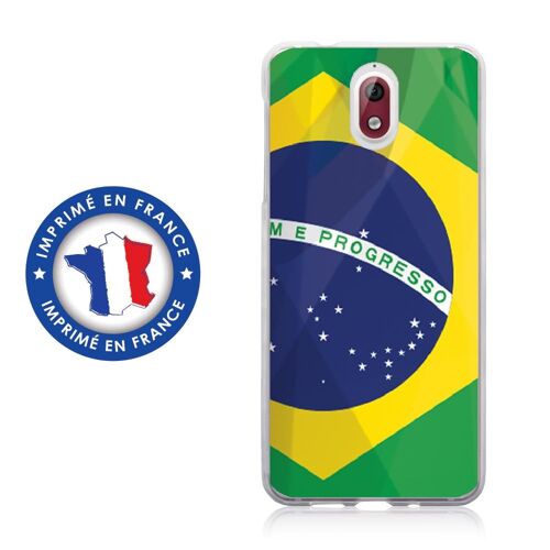 Coque Souple Pour Nokia 3-1 Avec Impression Motifs Drapeau Du Brésil