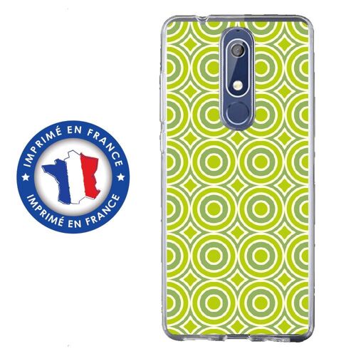 Coque Souple Pour Nokia 5-1 Avec Impression Motifs Retro 6