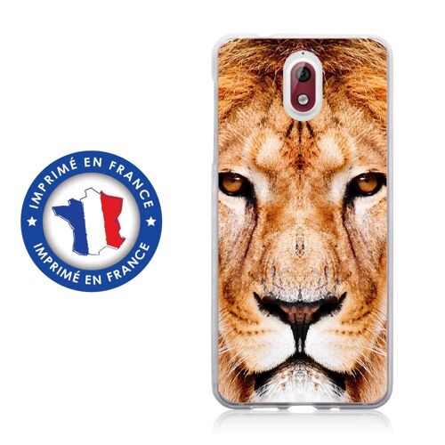 Coque Souple Pour Nokia 3-1 Avec Impression Motifs Tête De Lion