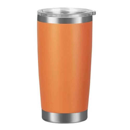 Tasse À Bière Sous Vide En Acier Inoxydable À Double Paroi 20oz Tasse À Bière (Orange)