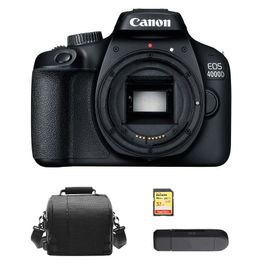 CANON EOS 4000D reflex 18 mpix Body Noir + SD 32Go + Sac + Memory Card Reader