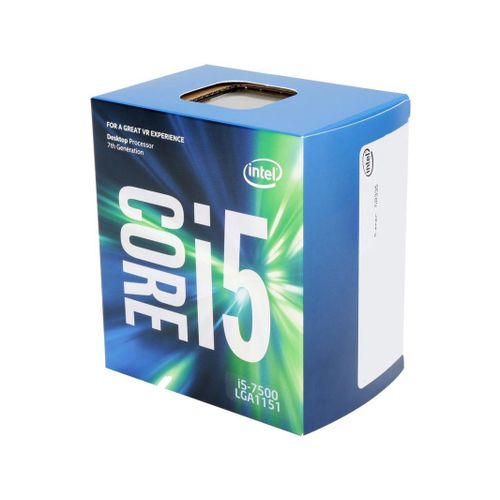 Processeur d'ordinateur de bureau Intel Core i5 7e generation - Core i5-7500 Kaby Lake Quad-Core 3,4 GHz LGA 1151 65 W