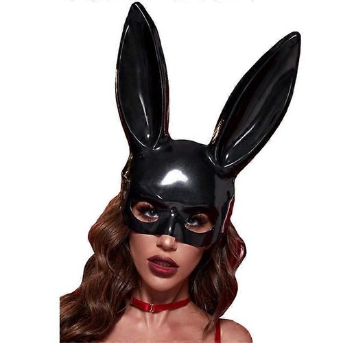 Masque De Lapin Femmes Mascarade Lapin Masque Longues Oreilles Masque De Fête Pour Halloween Pâques Anniversaire Carnaval Fournitures De Fête