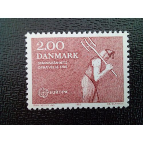 Timbre Danemark Yt 752 C.E.P.T.- Événements Historiques 1982 ( Pb8712 )