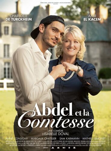 Abdel Et La Comtesse - Véritable Affiche De Cinéma Pliée - Format 120x160 Cm - De Isabelle Doval Avec Charlotte De Turckheim, Amir El Kacem, Anne Consigny - 2017