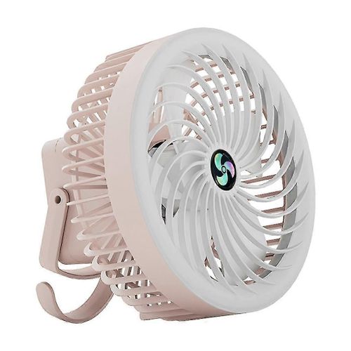 Mini ventilateur Portable refroidisseur d'air ventilateurs de bureau Usb 3 vitesses Régulation Ventilateur d'été-Rose