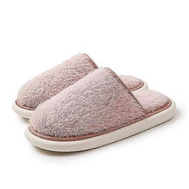 Chaussures Chaussons Chauds Pour Confortables Pour L'hiver Pour L'intérieur Et L'extérieur 1 Pairesrosesadultes40 41sfemelle