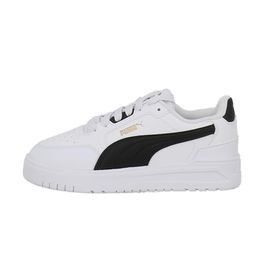 Chaussures Basses Cuir Ou Simili Puma Shuffle Downtown Lo Blanc