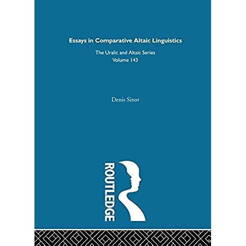Essays In Comparative Altaic Linguistics (Uralic & Altaic)