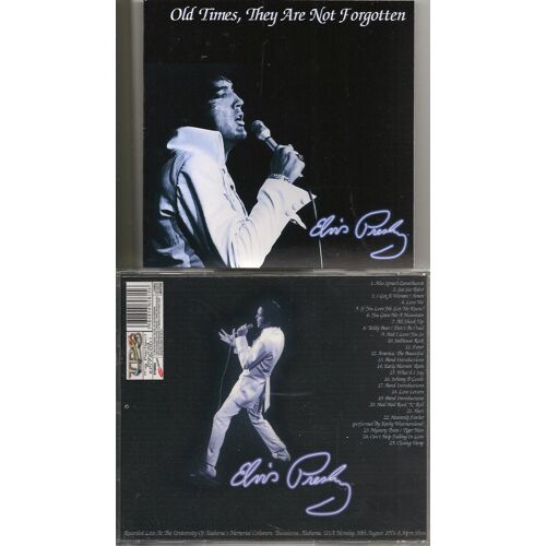 Elvis Presley Old Time They Are Not Forgotten Cd 1ère Édition 30/8/76 Tuscaloosa Soundboard Show