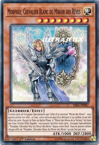 Yu-Gi-Oh! - Rira-Fr087 - Morphée, Chevalier Blanc Du Miroir Des Rêves - Super Rare
