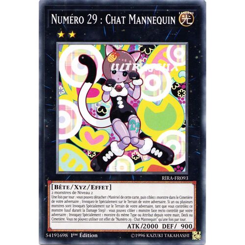 Yu-Gi-Oh! - Rira-Fr093 - Numéro 29 : Chat Mannequin - Commune