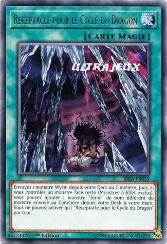 Yu-Gi-Oh! - Rira-Fr059 - Réceptacle Pour Le Cycle Du Dragon - Rare