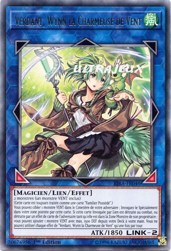 Yu-Gi-Oh! - Rira-Fr046 - Verdant, Wynn La Charmeuse De Vent - Rare