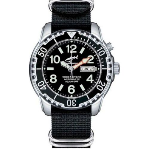 Chris Benz Montre Femme, Homme, Mixte Cb-1000a-S-Nbs Automatiques, Montre De Plong?E Noir