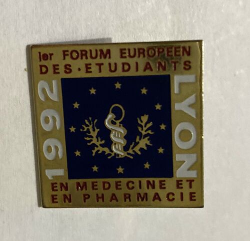 Pins Médical 1er Forum Européen Des Étudiants En Médecine Et En Pharmacie Lyon 1992