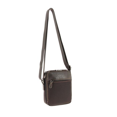 Sacoche zippée Porto Francinel 653102 Marron
