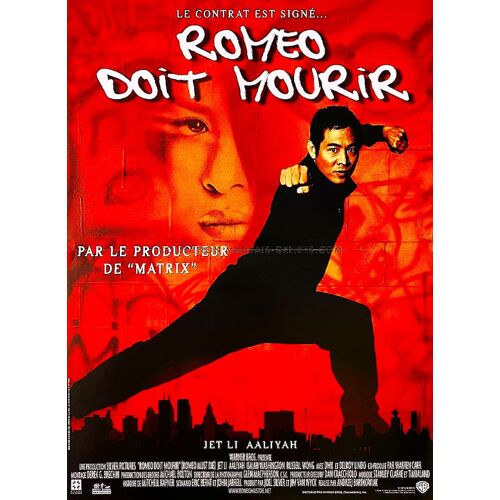 Romeo Doit Mourir (Romeo Must Die) - Affiche Originale Cinéma Pliée - Format 40 X 54 Cm - De Andrzej Bartkowiak - 2000 - Jet Li