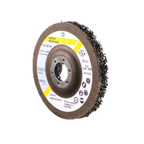Disque WEBRAX MULTICLEAN sur plateau fibre 125 mm - HERMES - 6098486