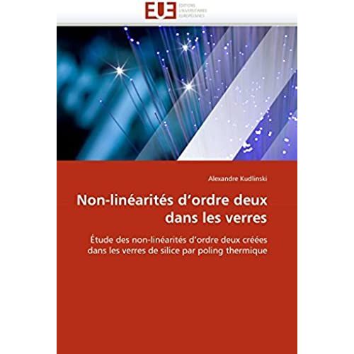 Non-Linéarités D''ordre Deux Dans Les Verres