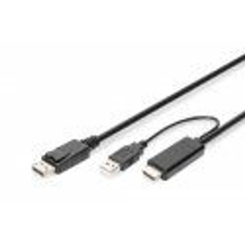 Digitus Câble Adaptateur Hdmi 4k ? Hdmi Vers Displayport