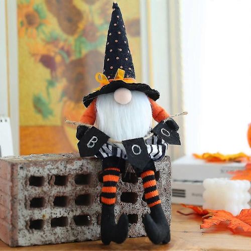 Halloween Nain Sans Visage Gnome Elfe Poupe Peluche Festival Ornements-UN