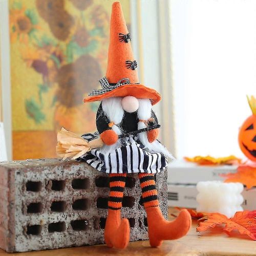 Halloween Nain Sans Visage Gnome Elfe Poupe Peluche Festival Ornements-B