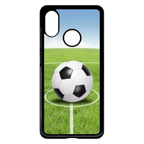 Coque Pour Xiaomi Mi-8 Explorer - Terrain De Foot - Noir